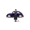 Jada Toys Wednesday Addams and Thing with Volkswagen Beetle Vehicle