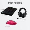 Logitech Mouse G Pro X SUPERLIGHT Wireless Gaming Mouse, Ultra-Lightweight, HERO 25K Sensor, 25,600 DPI, 5 Programmable Buttons, Long Battery Life (Magenta)
