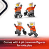 LEGO City 60443 F1 Pit Stop & Pit Crew w/Ferrari Car (322 Pieces)