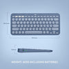 Logitech Keyboard K380 Wireless Multi-Device for Mac, Bluetooth, Compact Space-Saving Design - (Blueberry)