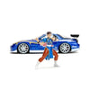 Jada Toys Hollywood Rides Street Fighter Chun-Li with 1993 Mazda RX-7 Vehicle