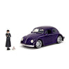 Jada Toys Wednesday Addams and Thing with Volkswagen Beetle Vehicle