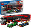 LEGO City 60445 F1 Truck w/RB20 & AMR24 F1 Cars (1086 Pieces)