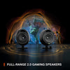 SteelSeries Speakers Arena 3 Full-Range 2.0 Desktop Gaming Speakers (Immersive Audio /Wired & Bluetooth/3.5mm Aux)