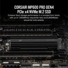Corsair MP600 PRO 2TB M.2 NVMe PCIe x4 Gen4 SSD (Up to 7,000MB/sec) BlackC NAND Aluminum Heatspreader