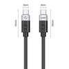 Orico USB-C PD240W Multifunctional Data & Charging Cable Straight head 2M (ORICO-CC240-20-BK-BP)