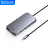 Orico Type-C 12-in-1 Multifunction Docking Station (ORICO-XCR-X22-GY-BP)