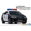 Aoshima 1/24 Mitsubishi CZ4A Lancer Evolution X Police Car '07 Taipei Municipal Police Bureau