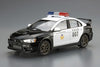 Aoshima 1/24 Mitsubishi CZ4A Lancer Evolution X Police Car '07 Taipei Municipal Police Bureau