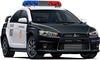 Aoshima 1/24 Mitsubishi CZ4A Lancer Evolution X Police Car '07 Taipei Municipal Police Bureau