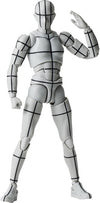 Bandai S.H.Figuarts Body-kun -Sports- Edition -Wireframe- (Gray Color Ver.)