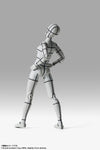 Bandai S.H.Figuarts Body-chan -Sports- Edition -Wireframe- (Gray Color Ver.)