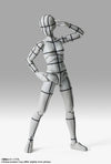 Bandai S.H.Figuarts Body-chan -Sports- Edition -Wireframe- (Gray Color Ver.)