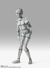 Bandai S.H.Figuarts Body-chan -Sports- Edition -Wireframe- (Gray Color Ver.)