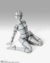 Bandai S.H.Figuarts Body-chan -Sports- Edition -Wireframe- (Gray Color Ver.)