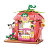 Keeppley K28022 Cat Strawberry Milk House