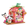 Keeppley K28022 Cat Strawberry Milk House