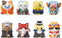 MegaHouse Mega Cat Project One Piece Nyan Piece Nyan! I Will Become the Pirate King Nyan! (Random 1 out of 8pcs)