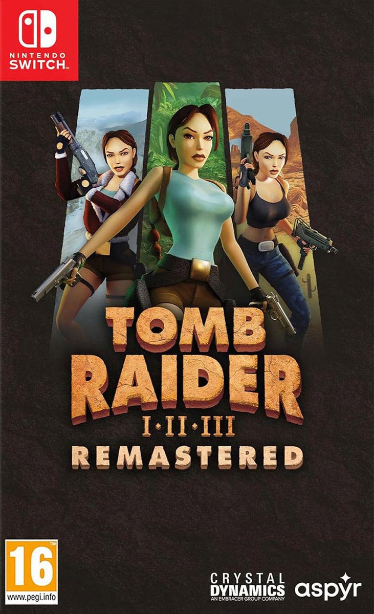Tomb Raider I-III Remastered Starring Lara Croft Nintendo Swtich