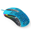 XTRFY M4 RGB Ultra-Light Gaming Mouse - Miami Blue