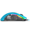 XTRFY M4 RGB Ultra-Light Gaming Mouse - Miami Blue