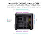 Corsair PC Case Crystal Series 280X RGB Tempered Glass Micro ATX Case — Black