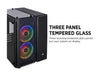 Corsair PC Case Crystal Series 280X RGB Tempered Glass Micro ATX Case — Black