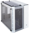 Corsair PC Case Crystal Series 280X RGB Tempered Glass Micro ATX Case — White