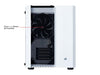Corsair PC Case Crystal Series 280X RGB Tempered Glass Micro ATX Case — White