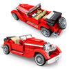 SEMBO 607402 Red Convertible Classic Car 318pcs