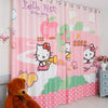 Custom Made Grommet Curtain Hello Kitty & Squarrel - 2 panels (Pink)