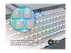 Corsair Keyboard K70 RGB MK.2 SE Cherry MX Speed Mechanical Gaming Keyboard with RGB LED Backlit and White PBT Keycaps - CH-9109114-NA