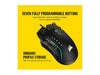 Corsair Mouse Glaive RGB Pro Comfort FPS/MOBA Gaming Mouse with Interchangeable Grips. Black, Backlit RGB LED, 18000 dpi, Optical