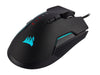Corsair Mouse Glaive RGB Pro Comfort FPS/MOBA Gaming Mouse with Interchangeable Grips. Aluminum, Backlit RGB LED, 18000 dpi, Optical