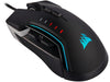 Corsair Mouse Glaive RGB Pro Comfort FPS/MOBA Gaming Mouse with Interchangeable Grips. Aluminum, Backlit RGB LED, 18000 dpi, Optical