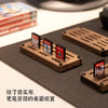 Nintendo Switch Game Card Walnut Wooden Display Stand - 12 Slots