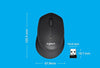Logitech M331 SILENT PLUS Wireless Mouse Red Color