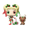 Funko DC Super Heroes 357 Holiday Harley Quinn with Helper Buddy Pop! Vinyl Figure