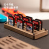 Nintendo Switch Game Card Walnut Wooden Display Stand - 12 Slots