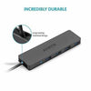 Anker USB 3.0 4-Port Ultra Slim Data Hub for Macbook, Mac Pro / mini, iMac, Surface Pro, XPS, Notebook PC, USB Flash Drives, Mobile HDD
