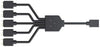 Cooler Master 1-to-5 ARGB Splitter Cable / 5V - Support 3-pin Addressable RGB - LED Sync Cable for MasterFan/MasterLiquid ARGB Series Support(ARGB 1-to-5 Splitter)