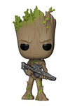 Funko Marvel Avengers: Infinity War 293 Teen Groot with Gun Pop! Vinyl Figure