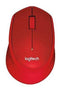 Logitech M331 SILENT PLUS Wireless Mouse Red Color