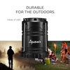 Tquens L400 Camping Lantern with Auto On/Off Function and Collapsible and water resistance and Battery Operated for Outdoors, Camping, Hiking, Fishing, Emergency - Black
