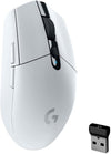Logitech Mouse G304 Lightspeed Wireless Gaming Mouse, Hero Sensor, 12,000 DPI, Lightweight, 6 Programmable Buttons, 250h Battery Life, On-Board Memory - (White)
