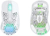 XTRFY M4 Wireless Ultra-Light Gaming Mouse, RGB, Adjustable Shape, 2.4 GHz Lag-Free Wireless, 75hrs Battery Life - (White)