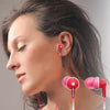Panasonic ErgoFit In-Ear Earbud Headphones RP-HJE120-R (Red) Dynamic Crystal Clear Sound, Ergonomic