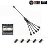 Cooler Master 1-to-5 ARGB Splitter Cable / 5V - Support 3-pin Addressable RGB - LED Sync Cable for MasterFan/MasterLiquid ARGB Series Support(ARGB 1-to-5 Splitter)