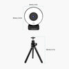Ausdom Papalook PA552 Webcam Streaming with Ring Light and 2 Mics, Full HD 1080p and Tripod Included