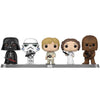 Funko 5 Pack Star Wars - Darth Vader, Stormtrooper, Luke Skywalker, Princess Leia & Chewbacca (Galactic Convention Sticker)